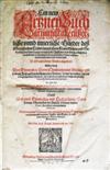 MEDICINE & SCIENCE  WIRSUNG, CHRISTOPH. Ein new Artzney Buch.  1605